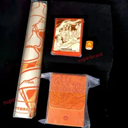 Pokemon S-Chinese Charizard Playmat +Storage box +Dice+Sleeves From Gift Box New - Image 2