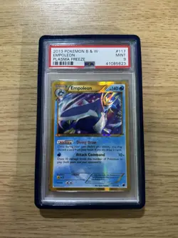 2013 Pokemon Black & White Plasma Freeze Empoleon #117/116 PSA 9 - Image 1