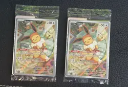 2x 2025 Pokemon Eevee SVP 173 Prismatic Evolutions ETB Promo SEALED - Image 1