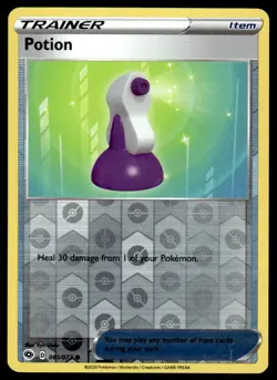 Potion #061/073 Reverse Holo 2020 Pokmeon Champion's Path LP - Image 1