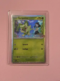Sprigatito 191 Scarlet & Violet Promos Holo Stamped Cosmos, NM, Master Set - Image 1