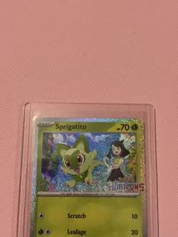 Sprigatito 191 Scarlet & Violet Promos Holo Stamped Cosmos, NM, Master Set - Image 2