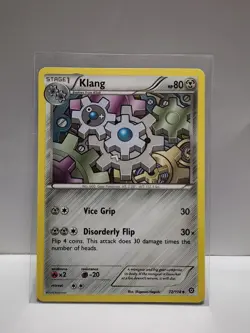 Klang 72/114 XY Steam Siege Regular Uncommon Pokemon TCG Card [ENG]* - Image 1