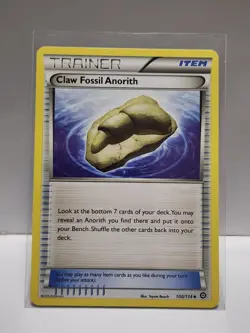 Claw Fossil Anorith 100/114 XY Steam Siege Regular Uncommon Pokemon TCG Card * - Image 1