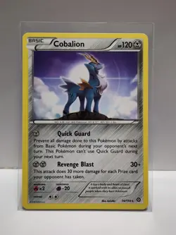 Cobalion 74/114 XY Steam Siege Regular Pokemon TCG Card [ENG]* - Image 1