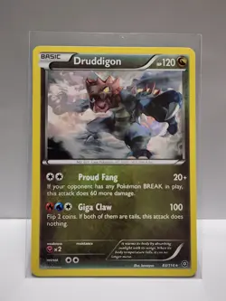 Druddigon 83/114 XY Steam Siege Non Holo Rare Pokemon TCG Card [ENG]* - Image 1