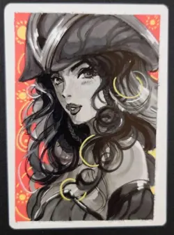 MTG Artist Proof Justyna Dura / Molten Duplication BIG AP Magic the Gathering - Image 1