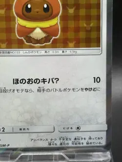 Flareon Poncho-Wearing Eevee 2017 Mega Promo 139/SM-P Japanese Pokemon Card EX - Image 5