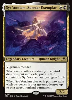 Syr Vondam, Sunstar Exemplar - FOIL - Edge of Eternities - MTG - Image 1
