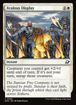 Zealous Display - Edge of Eternities - MTG - Image 1
