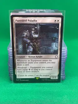 MTG - PURESTEEL PALADIN - Fallout (R) - Image 1
