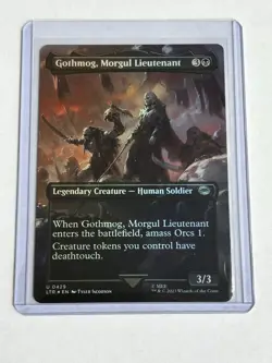 Gothmog, Morgul Lieutenant (Foil Borderless) Lord of the Rings (LTR) -MTG #429 - Image 2