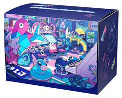 Night Arcade Deck Case Sleeve Set Japanese Pokemon Center Exclusive Sealed Rare - Image 5