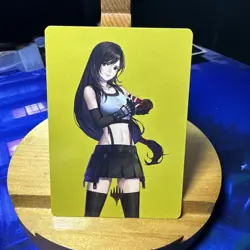 #52 Tifa, Martial Artist (Gold Stamped) 52/53 Final Fantasy Art Series MTG Card - Image 1