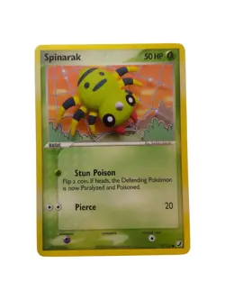 2004 Pokemon, EX Team Rocket Returns, #78/109 Spinarak, Common - Image 1