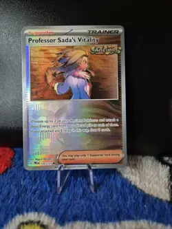 Pokemon Prismatic Evolutions: Professor Sada's Vitality 120/131 Pokeball - Image 1