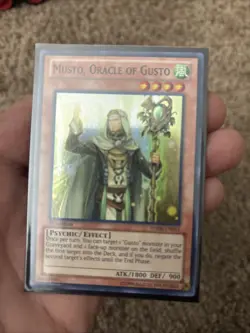 Yugioh Musto, Oracle of Gusto HA06-EN045 Super Rare 1st Edition - Image 1