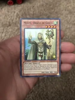 Yugioh Musto, Oracle of Gusto HA06-EN045 Super Rare 1st Edition - Image 2
