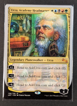 MTG - 1x Urza Academy Headmaster - Unstable - NM - Mythic - Magic The Gathering - Image 1