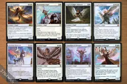 Lot of 8 Rare White Angels *NM* English Magic MTG Set Commander EDH Group - Image 1