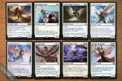 Lot of 8 Rare White Angels *NM* English Magic MTG Set Commander EDH Group - Image 1