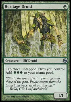 Heritage Druid - Medium Play MTG Morningtide - Image 1
