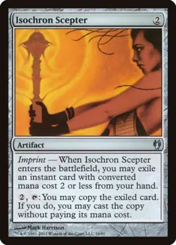 MTG NM English Isochron Scepter MTG Duel Decks: Izzet Vs. Golgari - Image 1