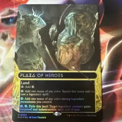 Plaza of Heroes (0033) (Borderless) Edge of Eternities: Stellar Sights Foil - Image 1