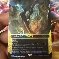 Plaza of Heroes (0033) (Borderless) Edge of Eternities: Stellar Sights Foil - Image 2