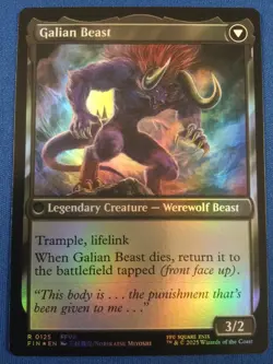 Vincent Valentine Final Fantasy FOIL Prerelease Promo - NM - Image 2