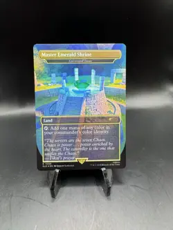 Master Emerald Shrine ✨FOIL✨ Secret Lair x Sonic BONUS CARD Magic MTG - Image 1