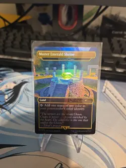Master Emerald Shrine ✨FOIL✨ Secret Lair x Sonic BONUS CARD Magic MTG - Image 1