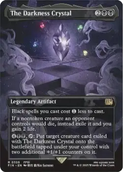 The Darkness Crystal FOIL (Borderless) - FINAL FANTASY - Image 1