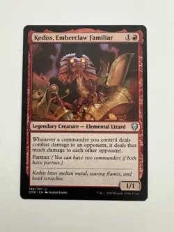 Kediss Emberclaw Familiar MTG Magic the Gathering Card NM Near Mint CMR - Image 1