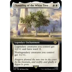 FLOWERING OF THE WHITE TREE (EXTENDED ART) The Lord Of The Rings Magic MTG CARD - Image 1