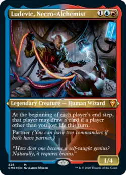 MTG Ludevic, Necro-Alchemist - Foil Etched, Commander Legends, Lightly Played, E - Image 1