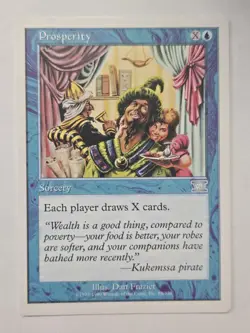 Prosperity MTG 6th Edition Magic the Gathering Card - Image 1