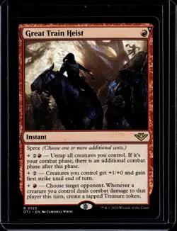 Great Train Heist - 125 - OTJ - NM - MTG Magic the Gathering - Image 1