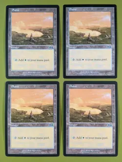 Plains (334) x4 Urza's Saga 4x Playset Magic the Gathering MTG - Image 1