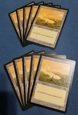 Urza's Saga Plains (334) NM/LP Basic Land MAGIC THE GATHERING MTG 10X Lot - Image 1