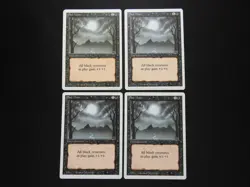 4x Bad Moon LP/MP [Revised Edition] Mtg Magic Free Tracking! - Image 1