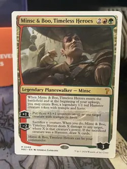 Minsc & Boo Timeless Heroes White Border #88 Mystery Booster 2 MTG Magic Card - Image 1