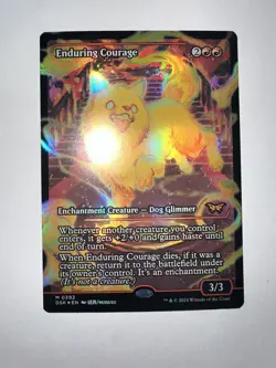 MTG - Enduring Courage - Foil Showcase Duskmourn #392 NM/M - Image 1