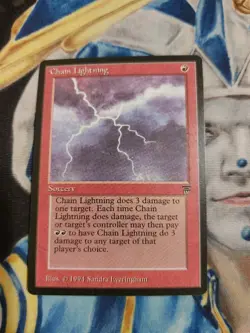 Chain Lightning MTG Legends Common Red Sorcery Near-Mint x1 GG17 - Image 2
