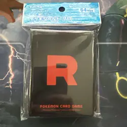 Pokemon TCG Team Rocket card sleeves Pokemon Center Japan exclusive 64pcs sealed - Image 1
