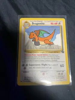 Pokemon TCG Dragonite 5 Black Star Promo Card Movie Promo - Image 1