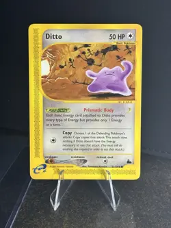 Pokemon Ditto Skyridge E-Reader 51/144 NM CARD! 2003 - Image 1