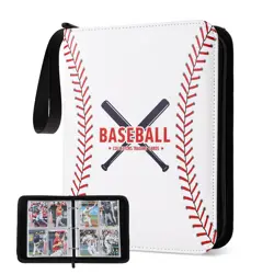 Baseball Card Binder with Sleeves 440 Pockets, Gifts for Baseball Card Collec... - Image 1
