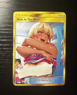 Pokemon Trainer 4 Sexy Story Anime Waifu Adult Non Foil Card - Image 1