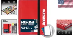 Red Card Storage Binder for Trading Cards - 20 Pages, High Capacity, Durable - Image 2